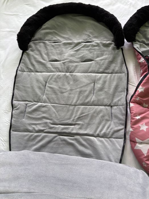 Зимни бебешки чувалчета за близнаци PekeBaby