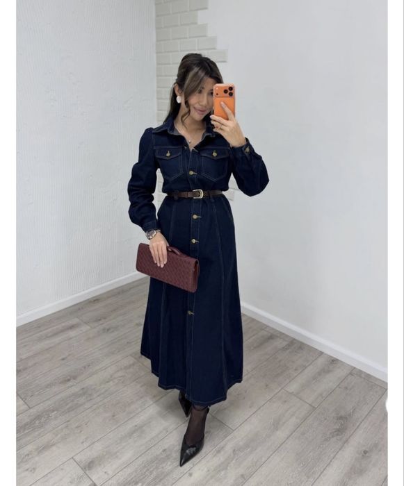 Платье джинсы новый