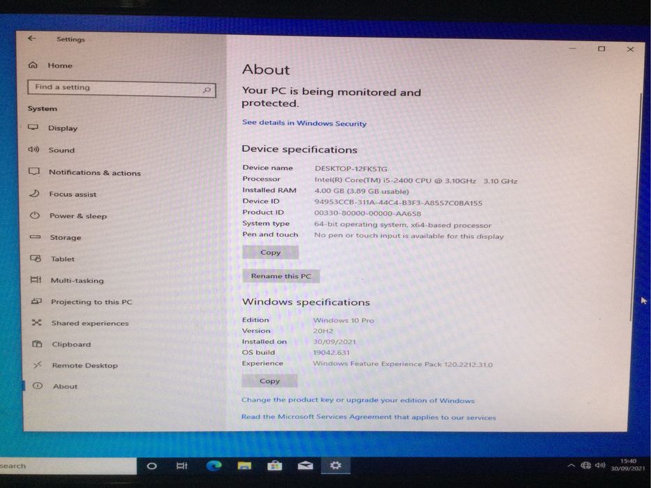 Desktop PC HP RP5810
