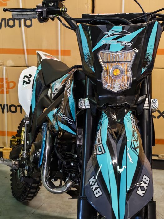 KXD Adler 140cc far LED Dirt Bike Cross Motocicleta Enduro pornire la buton si Kickstarter 612