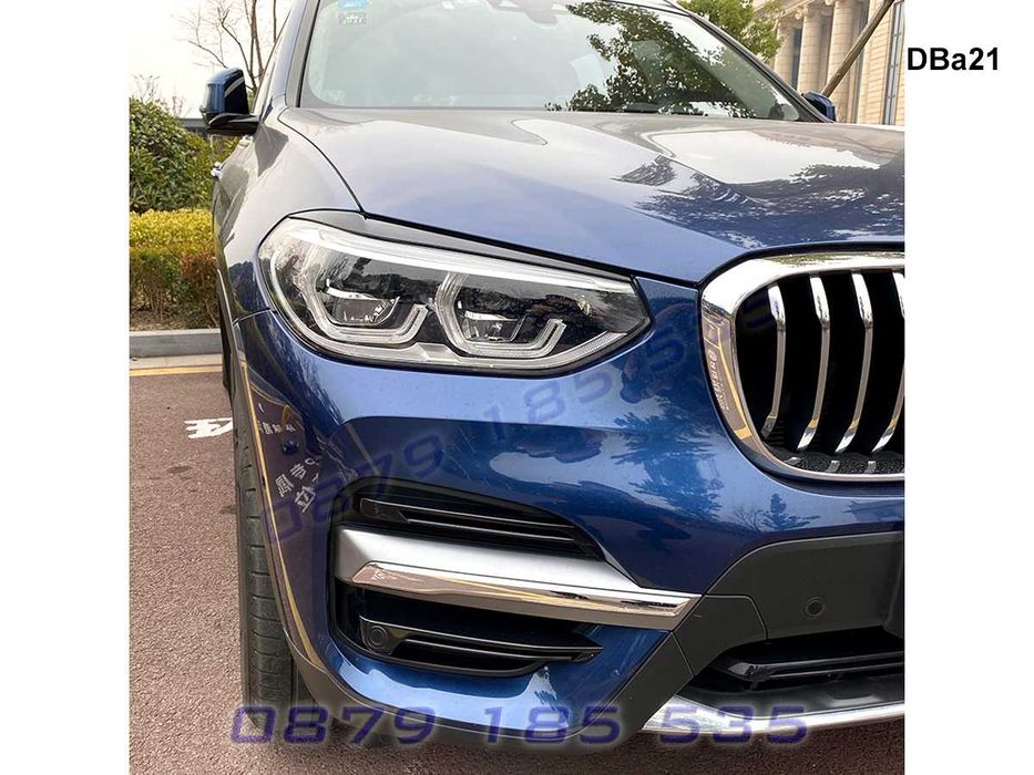 Тунинг горни вежди фарове BMW X3 G01 X4 G02 бмв х3 х4 облицовки лайсни