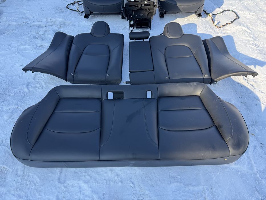 Interior piele / Tapiterie piele Tesla Model 3