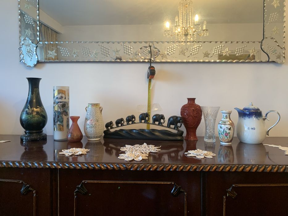 Bibelouri portelan , cristal , sticla , vaza