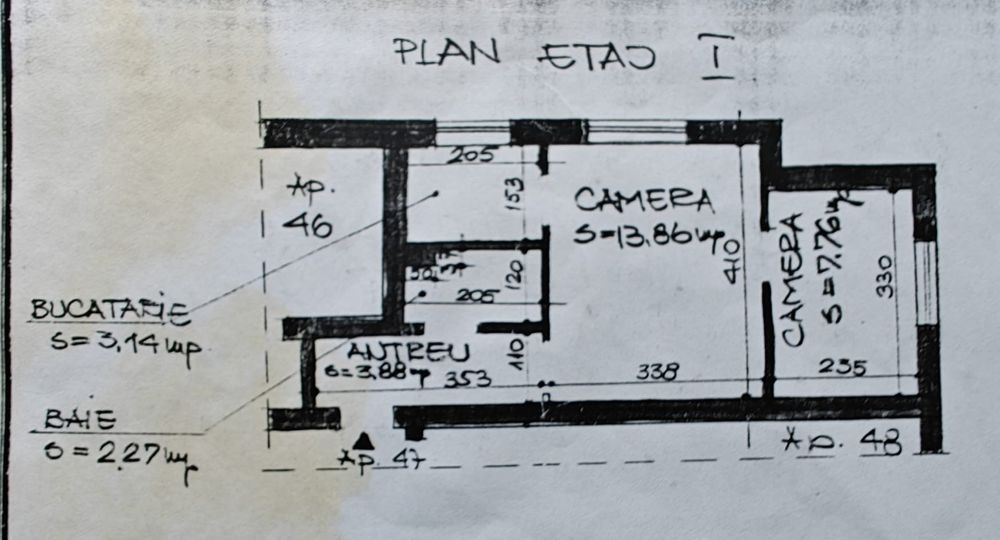 Apartament 2 camere, Gheorgheni, Str Lăcrămioarelor, etaj 1/4
