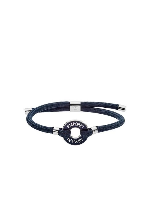 Brățară textilă cu talisman logo