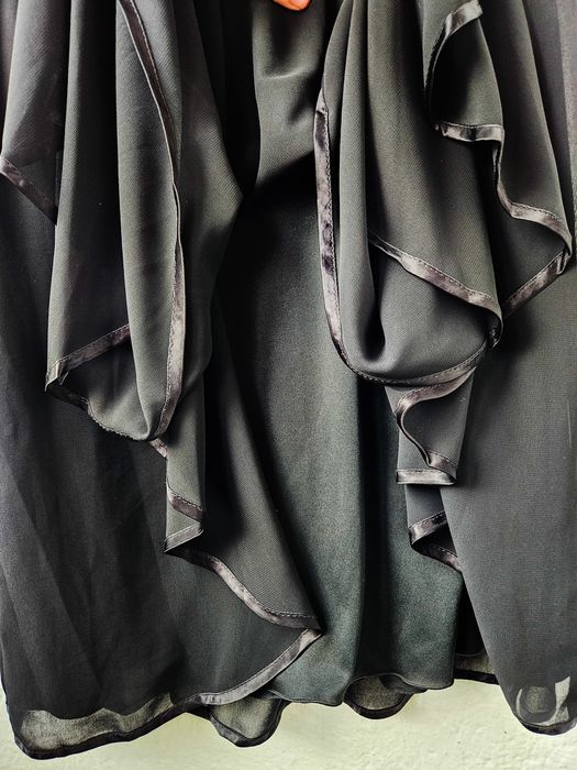 Fustă vintage midi stil gotic din voal Puszta