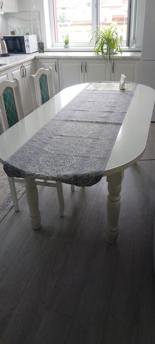 Стол со стульями 6 шт