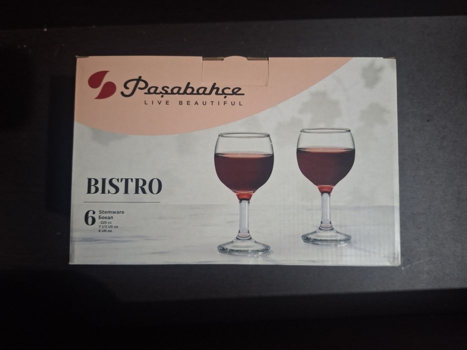 6 бокалов Pasabahce