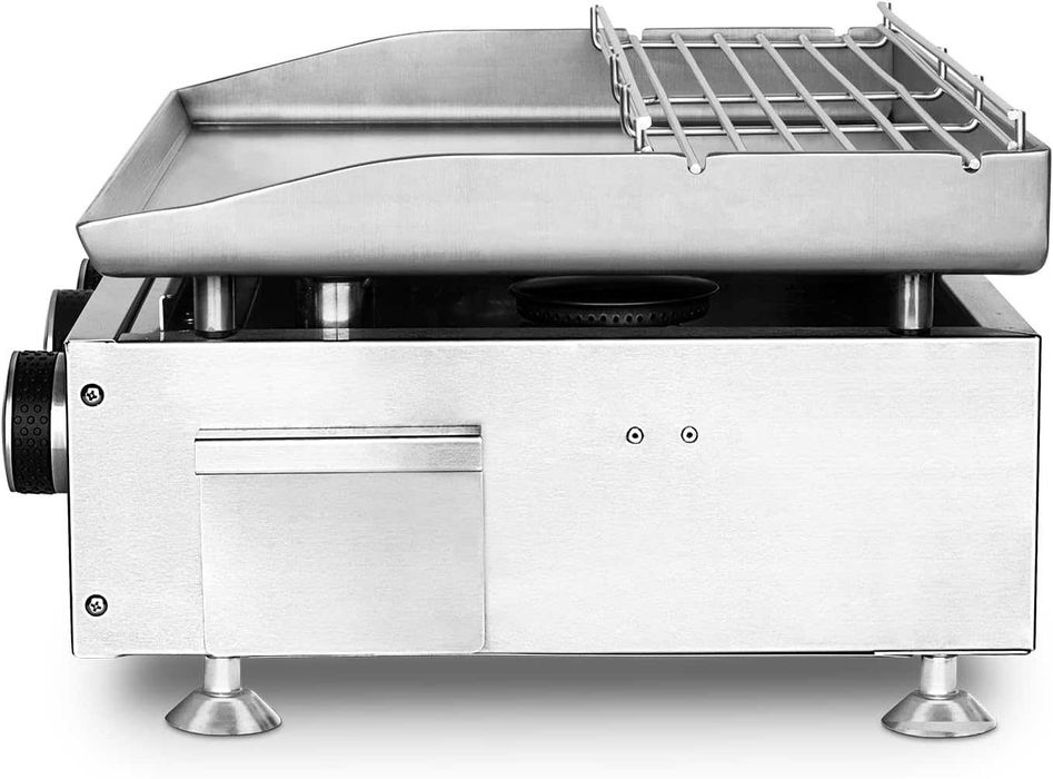 Скара на газ планча H.Koenig Plancha PLX830 с 3 горелки 350 градуса