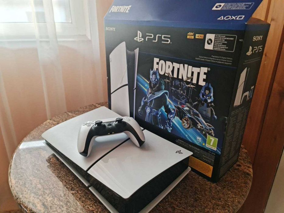 PlayStation 5 Slim Digital Edition Pachet Fortnite Ca nou, cu garanție