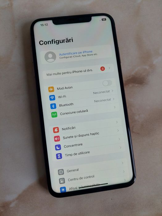 Vând iPhone Xs Max Rose de 256GB, cu probleme la baterie //poze reale