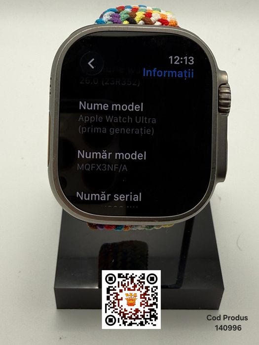 Apple Watch Ultra 49mm Amanet BKG