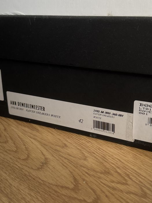 Ann Demeulemeester Adidasi Inalti din Piele  - Albi - 42