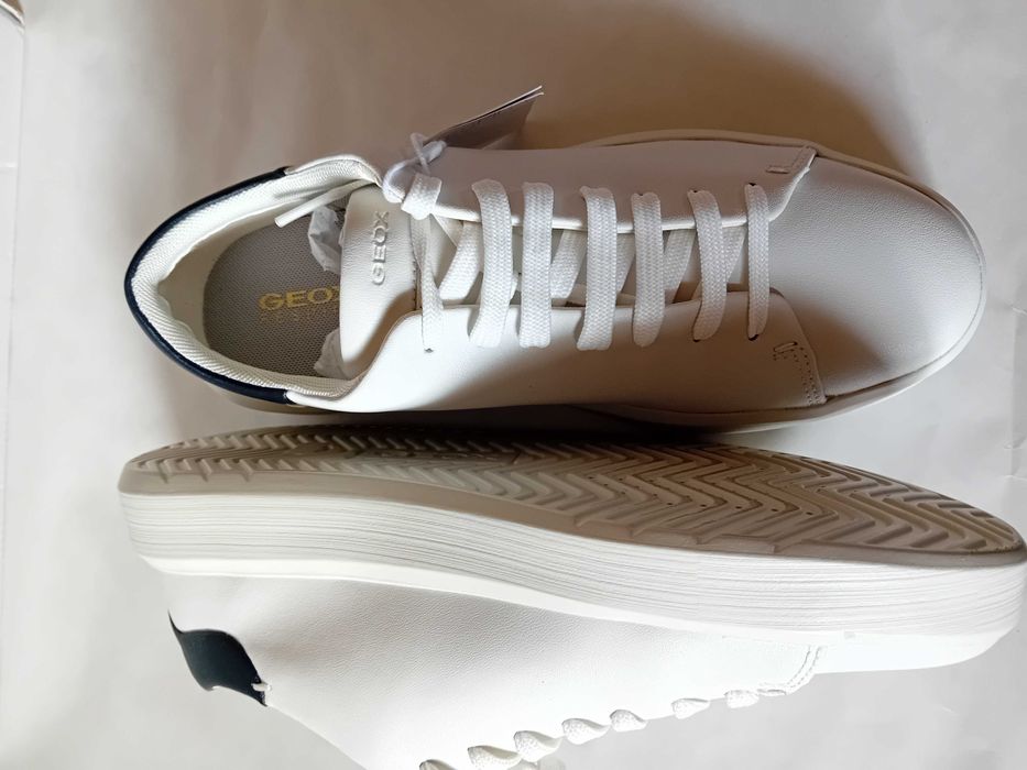 Geox, Sneakers U Velletri A, Alb, 41