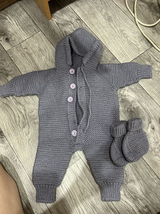 Конверт на выписку, комбинезон 0-3