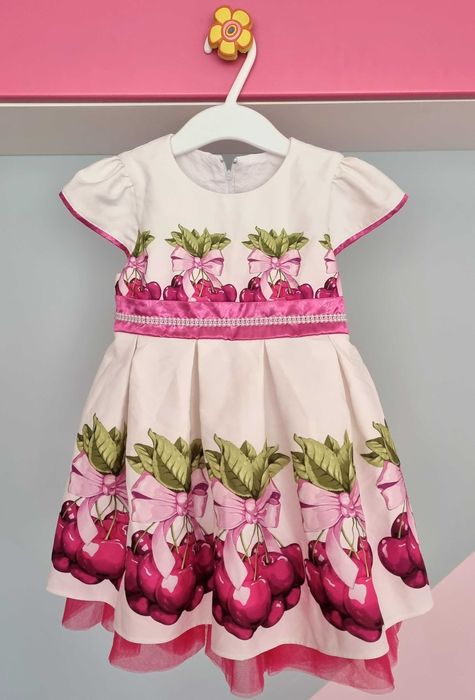 Официална рокличка с черешки