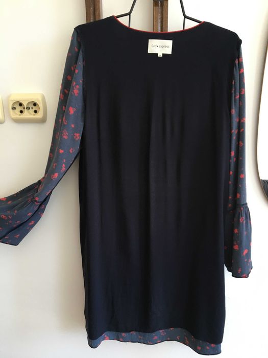 Рокля, НОВА, сезон пролет-есен,дълъг ръкав,марка  SUD EXPRESS, Франция