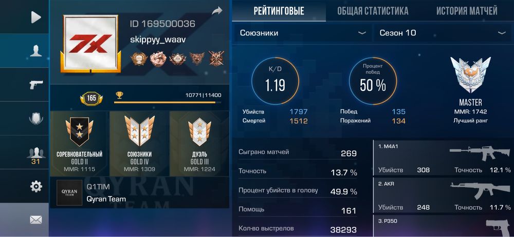 продаю аккаунт в standoff 2