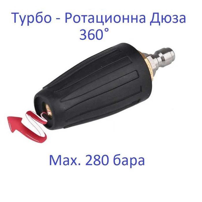 Ротационна Турбо Дюза за всички видове водоструйки НОВА