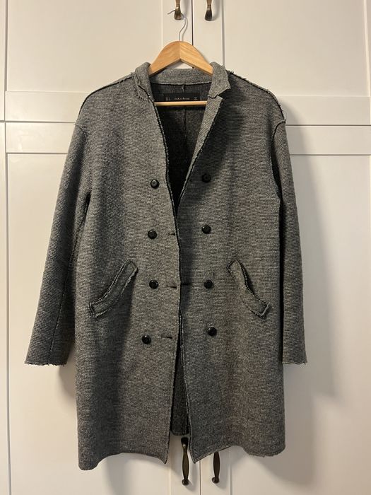 Вълнено тънко палто Zara, S