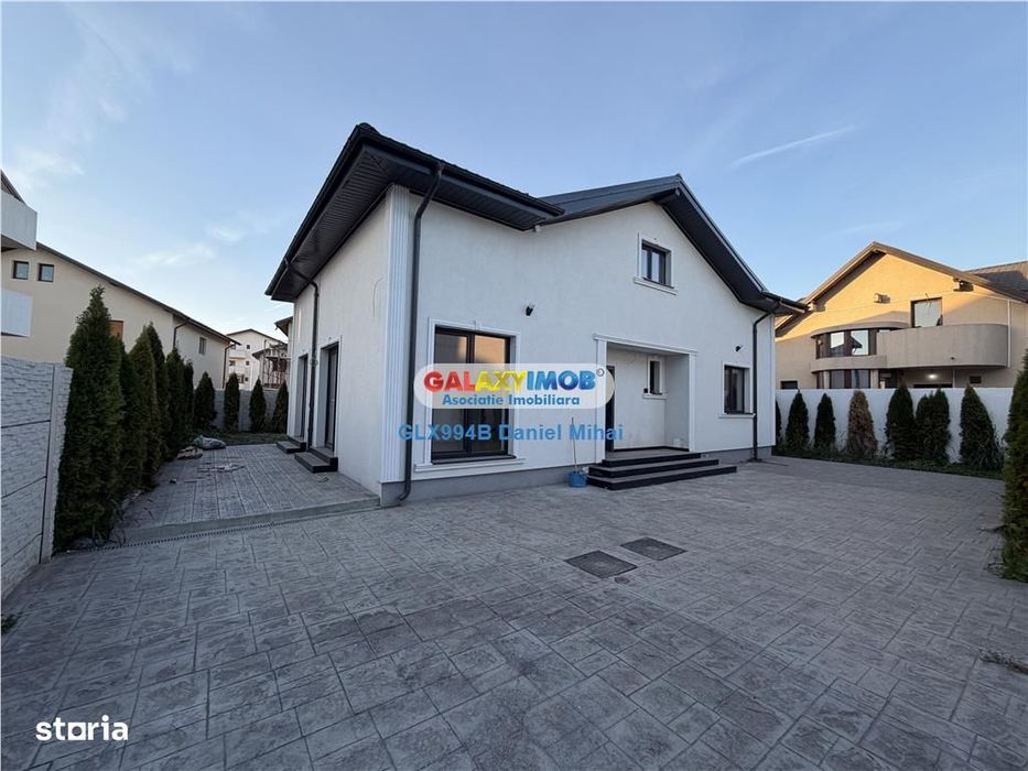 Casa individuala 5 cam-3 bai-Incalzire pardoseala-Strada asfaltata-STB
