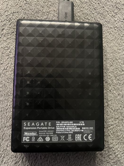 Seagate Expansion 5TB External HDD Външен диск USB 3.2