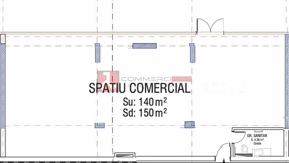 Spatiu Comercial 140 Mp | Zona Bartolomeu