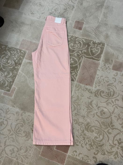 Розови детски дънки