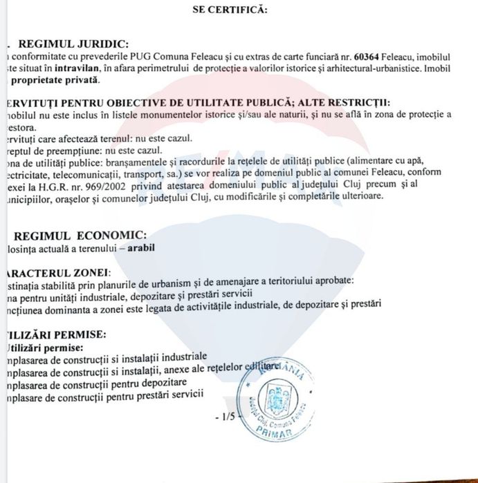 Teren pentru hala industriala/ Valcele / DN E60