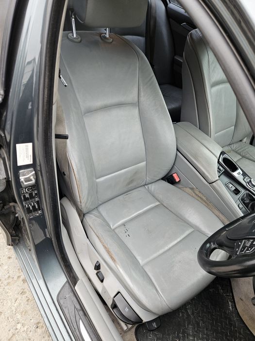 Interior piele gri incalzit bmw f10
