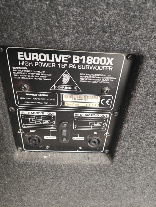 Electro-Voice TX1152 оригиналный комплект