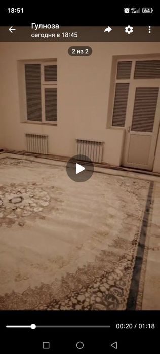 G'oybuda 3 xonali kvartira Ijaraga beriladi