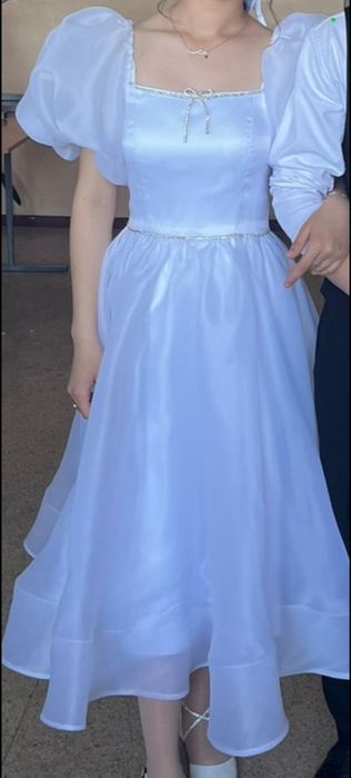 Платье вечерный белый цвет