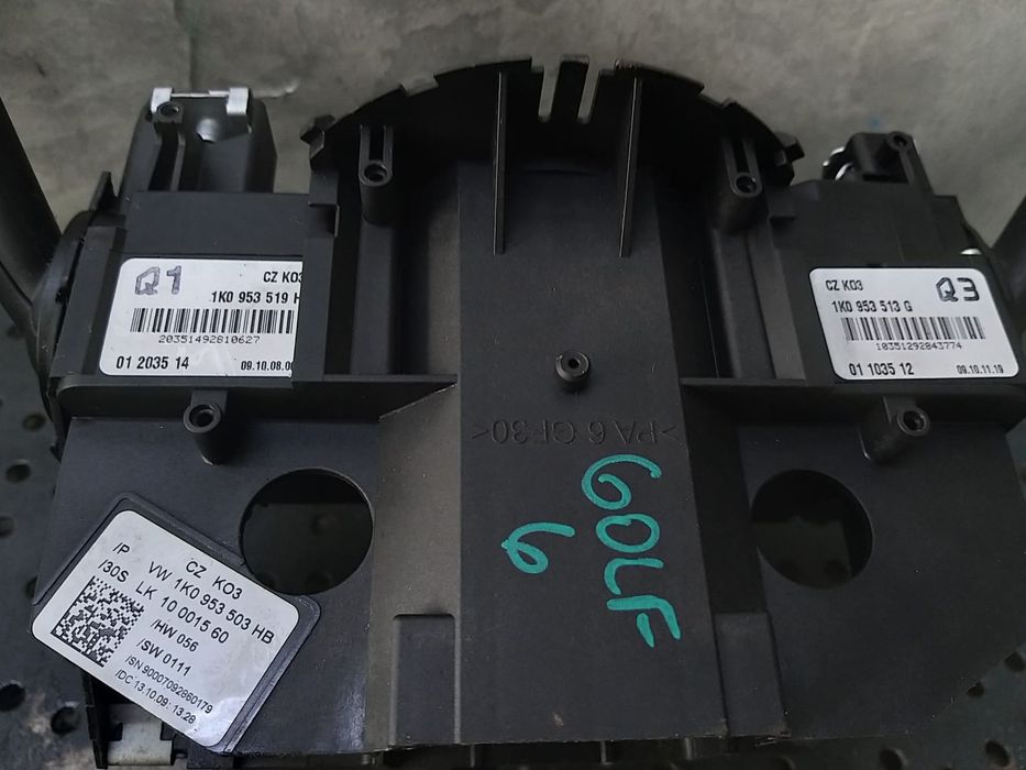 Bloc manete semnalizare stergator parbriz tempomat vw golf 6 5k 1k0953513g 1k0953503hb 1k0953519h