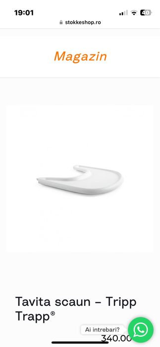 Tavita + Baby set scaun Stokke Tripp Trapp