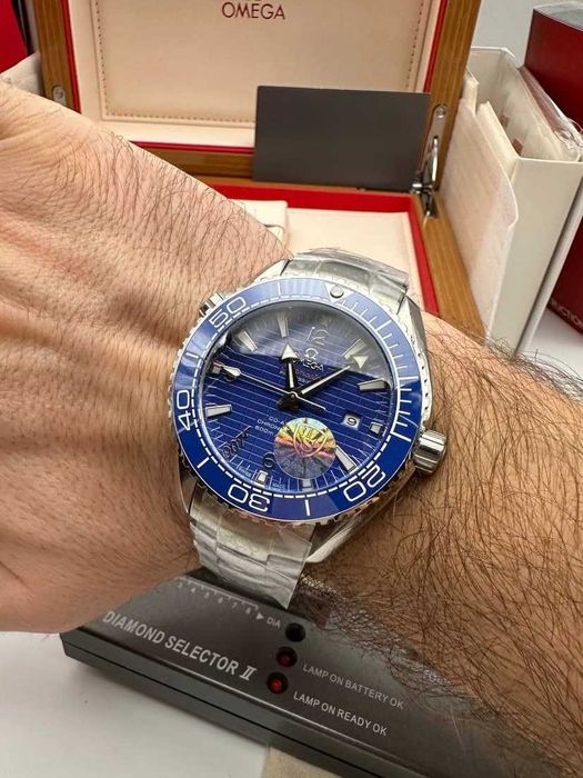 omega seamaster 007 blu