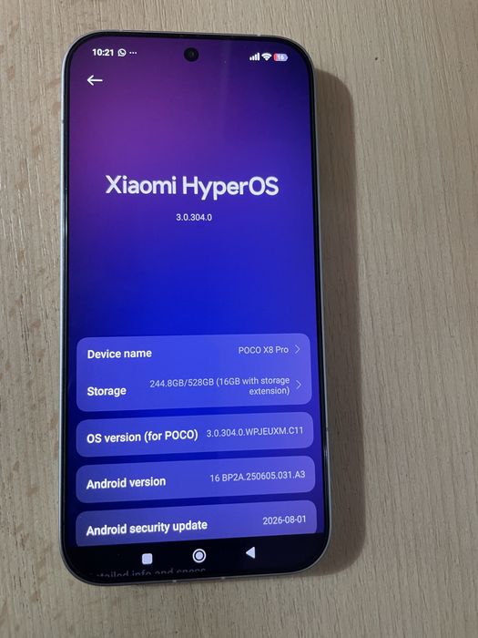 Poco x8 pro 12/512