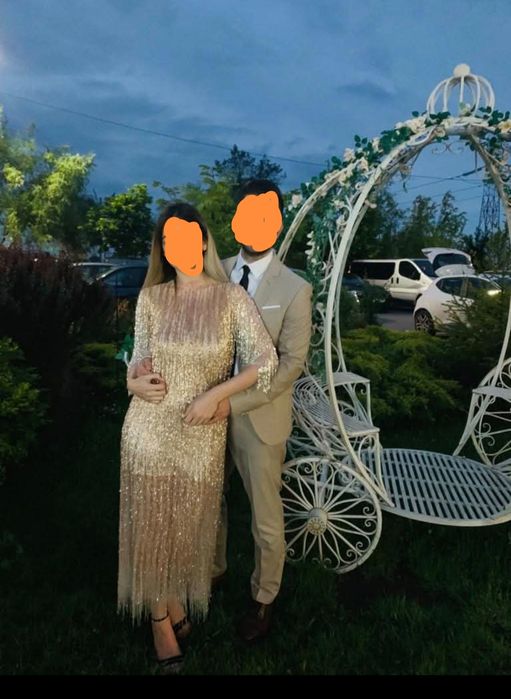 Rochie midi eleganta