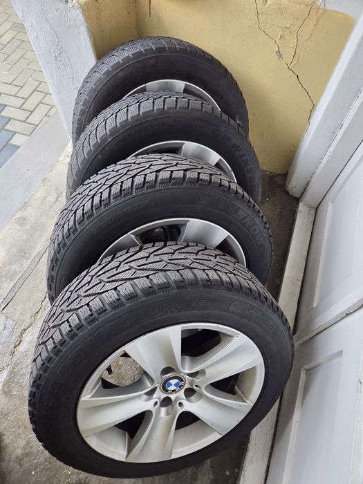 Jante aliaj BMW 225 /55 R17 Anvelope Iarna F10 F11 Senzori presiune