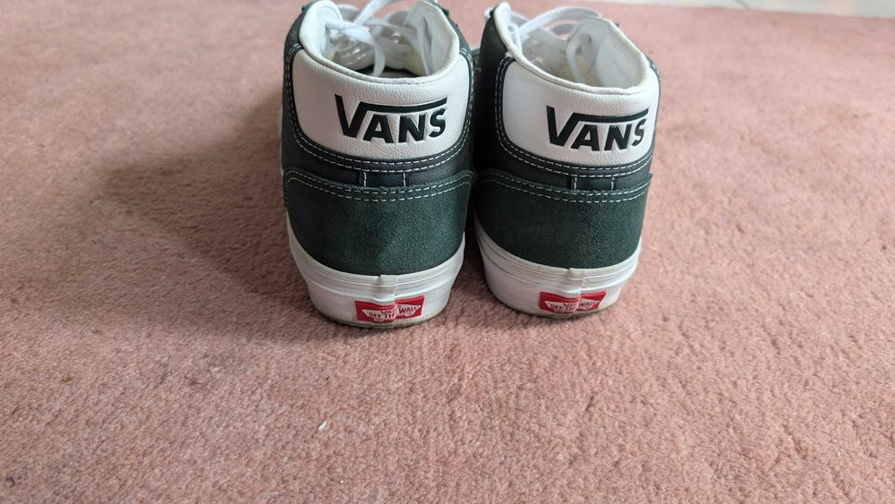 VANS Високи маратонки 'Skool 37' в Тъмнозелено