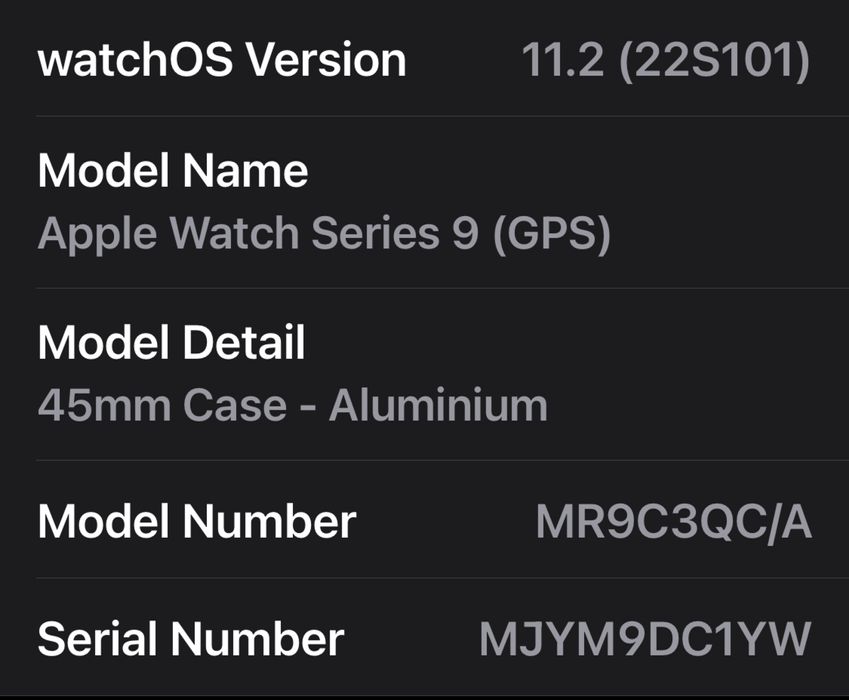 Apple Watch Series 9 45mm GPS