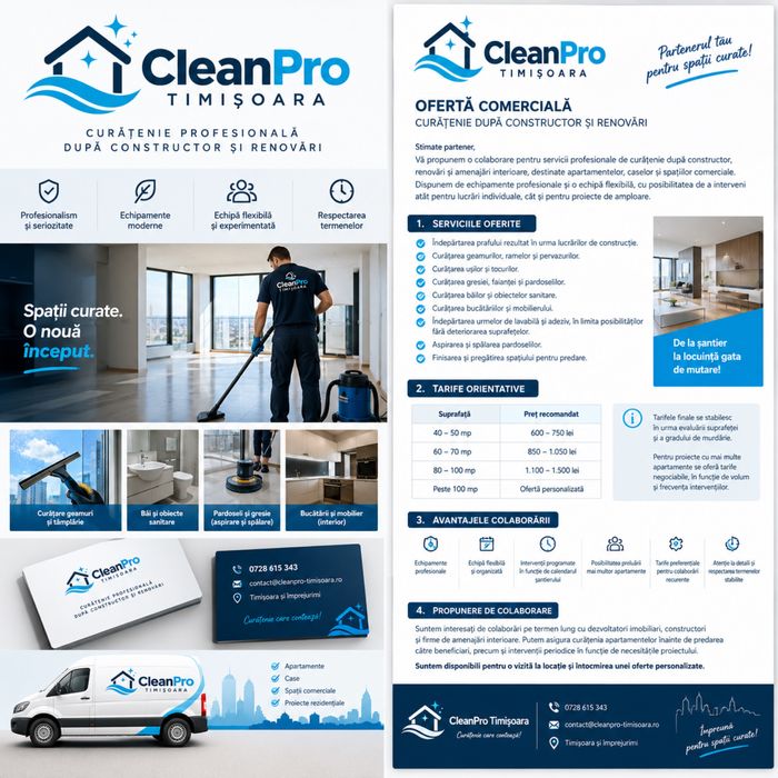 Servicii profesionale de curatenie