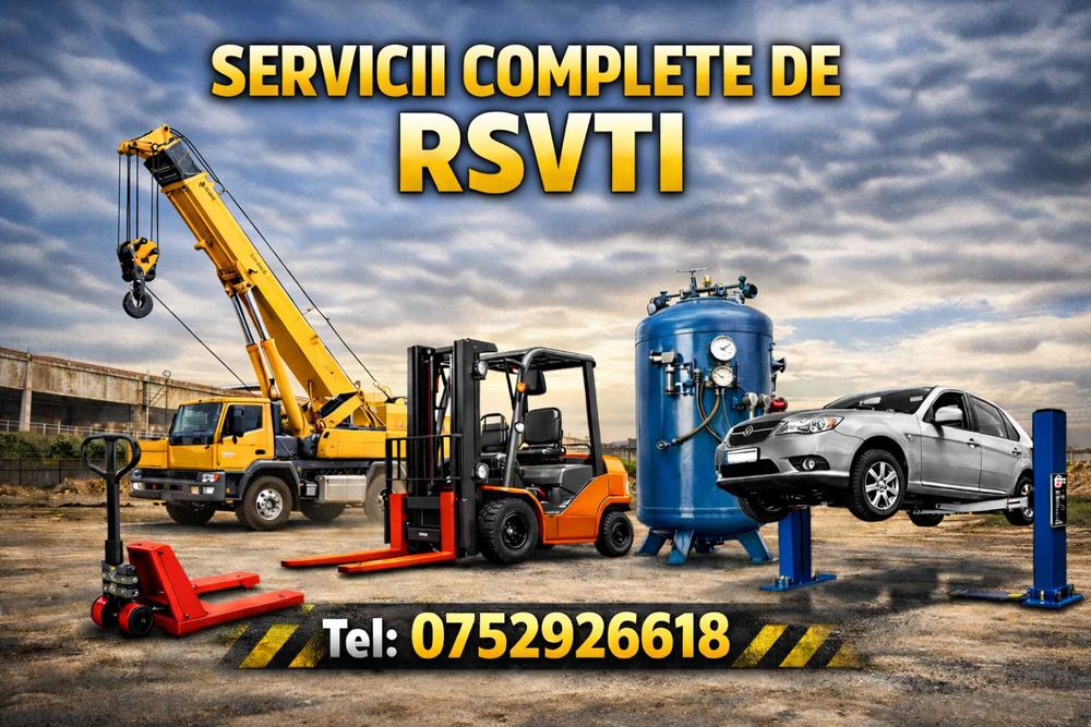 Servicii RSVTI autorizat ISCIR