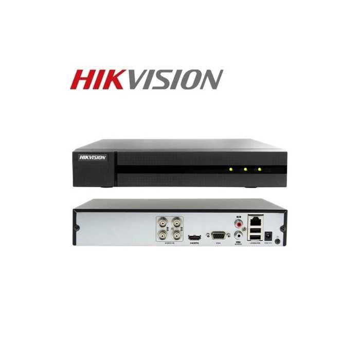 DVR 4 porturi Turbo HD Hikvision HiWatch HWD-6104MH-G4 4MP Deep Learning audio via coaxial nou garantie