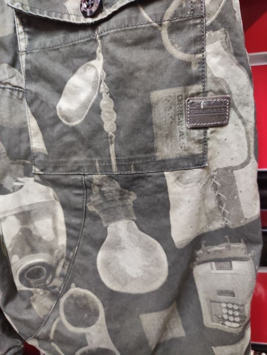 Мъжки тънки панталони G-star Raw Torrick W32 нови оригинални камуфлаж