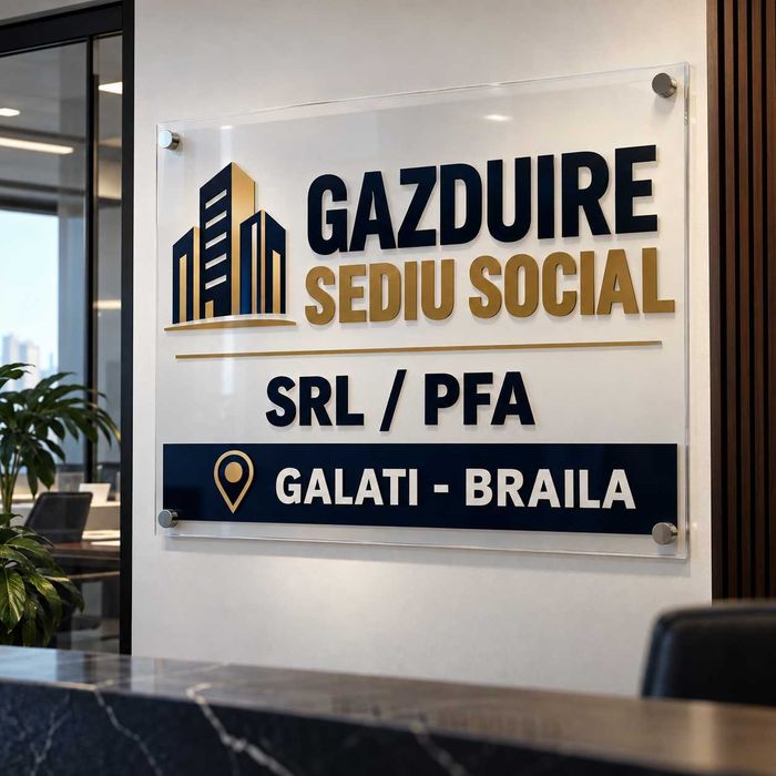Gazduire Sediu Social SRL / PFA - Galati si Braila