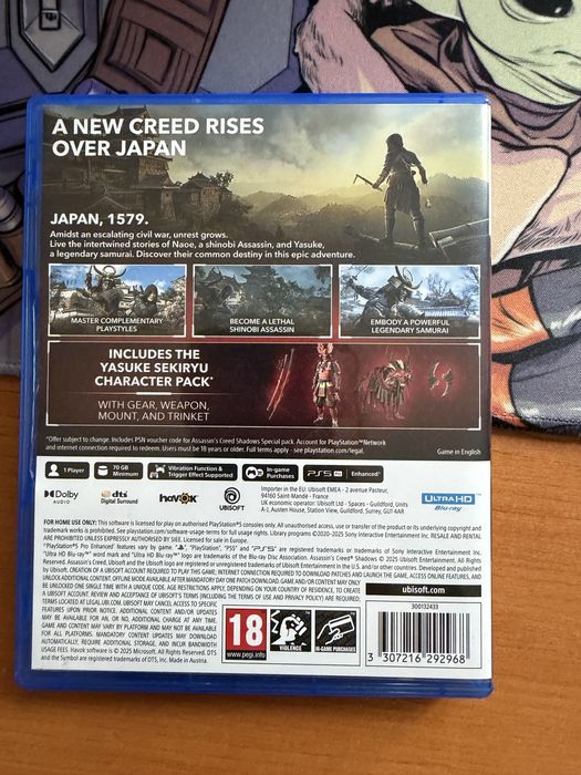 Assassin’s Creed Shadows PS5 като нова, не е превъртана