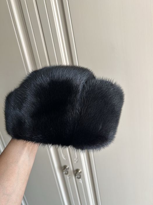 Норковая шапка ушанка