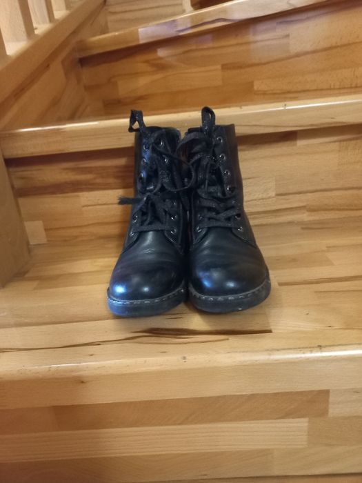 Ботинки кожаные для девочки, р. 34