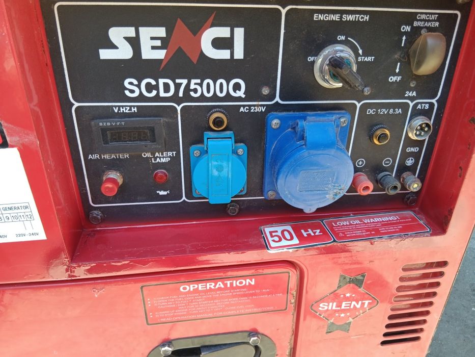 Generator Senci SCD 7500 Q,diesel ATS,